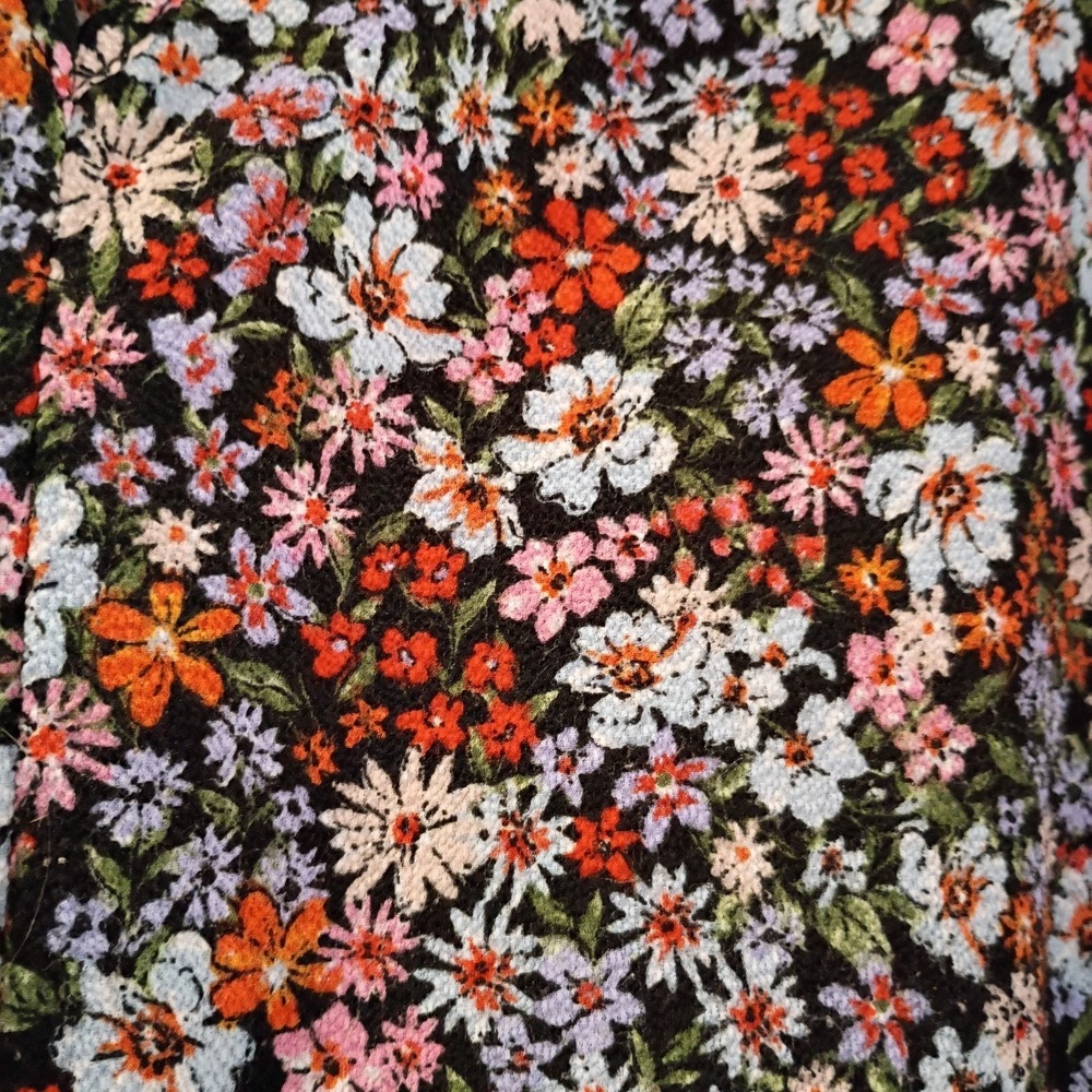 Stem Vine Women's Floral Flowers Pattern Blouse Top 3/4 Sleeve Size Large L EUC - Picture 6 of 6